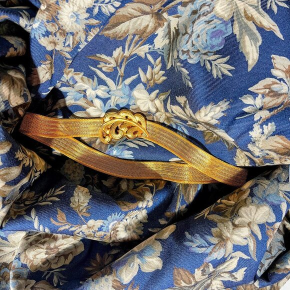 1940s Forstner Gold Mesh Belt - Picture 1 of 4